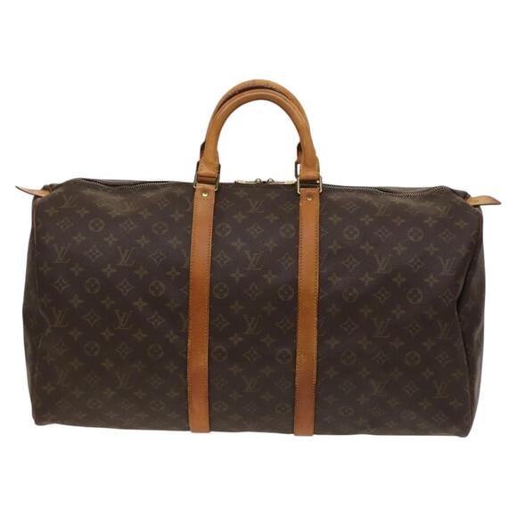 LOUIS VUITTON Monogram Keepall 55 Boston Bag M41424 - Picture 13 of 16